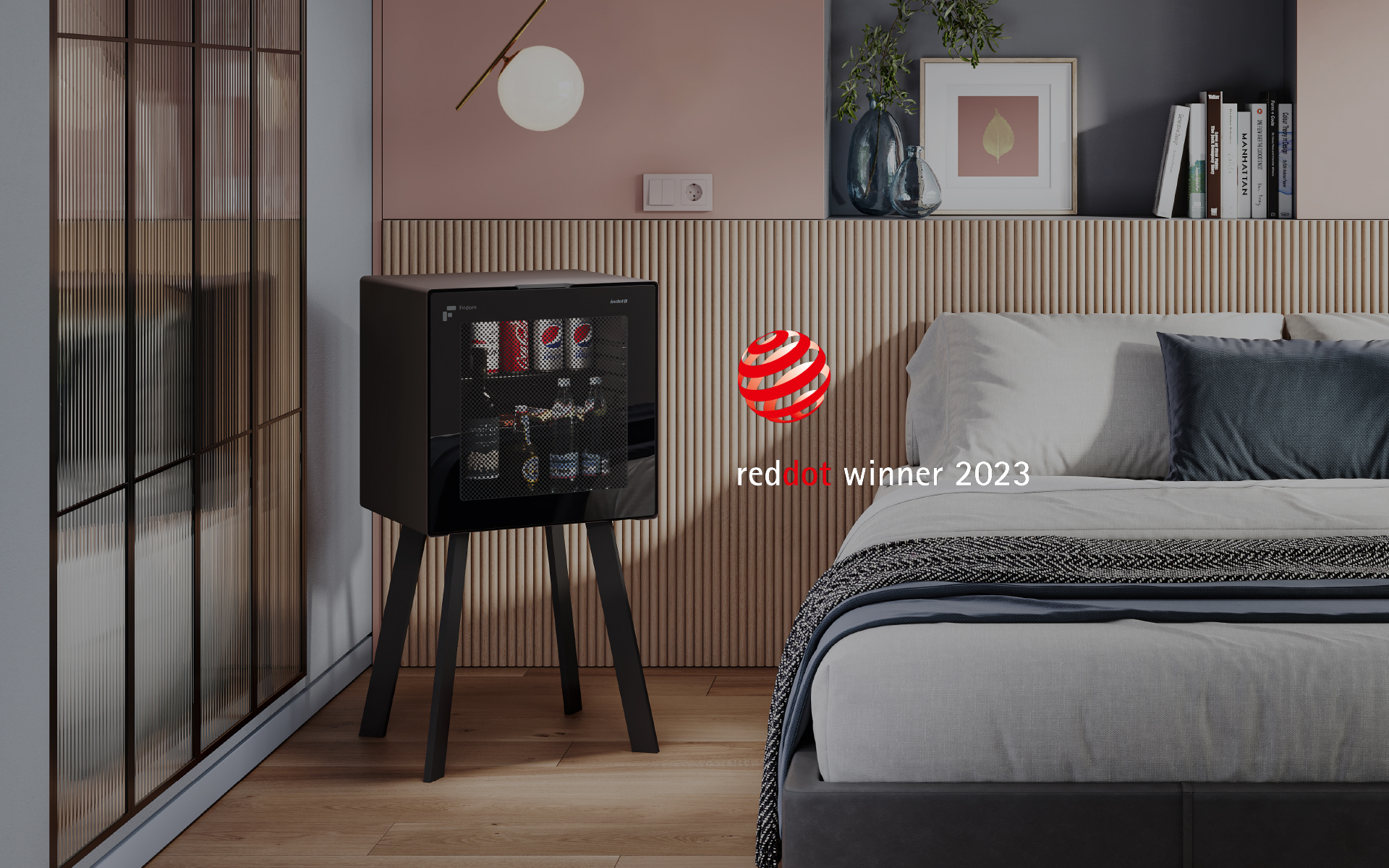 Le Cube Freestanding d’IndelB remporte le Red Dot Award